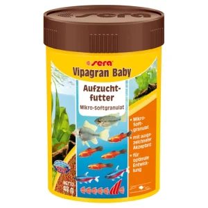 Finale Aktion Sera Vipagran Baby Nature, Aufzuchtfutter-Granulat, 100 ml